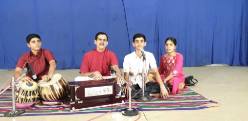 Music Programme at the Dhanwanthari Temple (Arya Vaidya Pharmacy) Coimbatore in connection with the Vasantha Navarathri Fesitavl on 14 April 2019